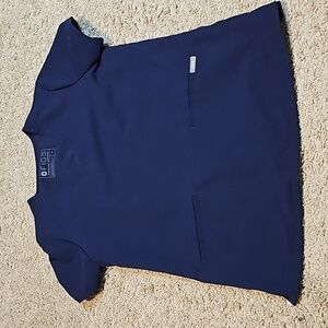 Figs Navy‎ Blue Womens Scrub Top